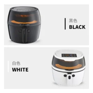8L Visual Transparent Electric Air Fryer Oven Multifunction LCD/LED Digital Touch Screen Big Cooker Oil Free Oilless  CV-F032
